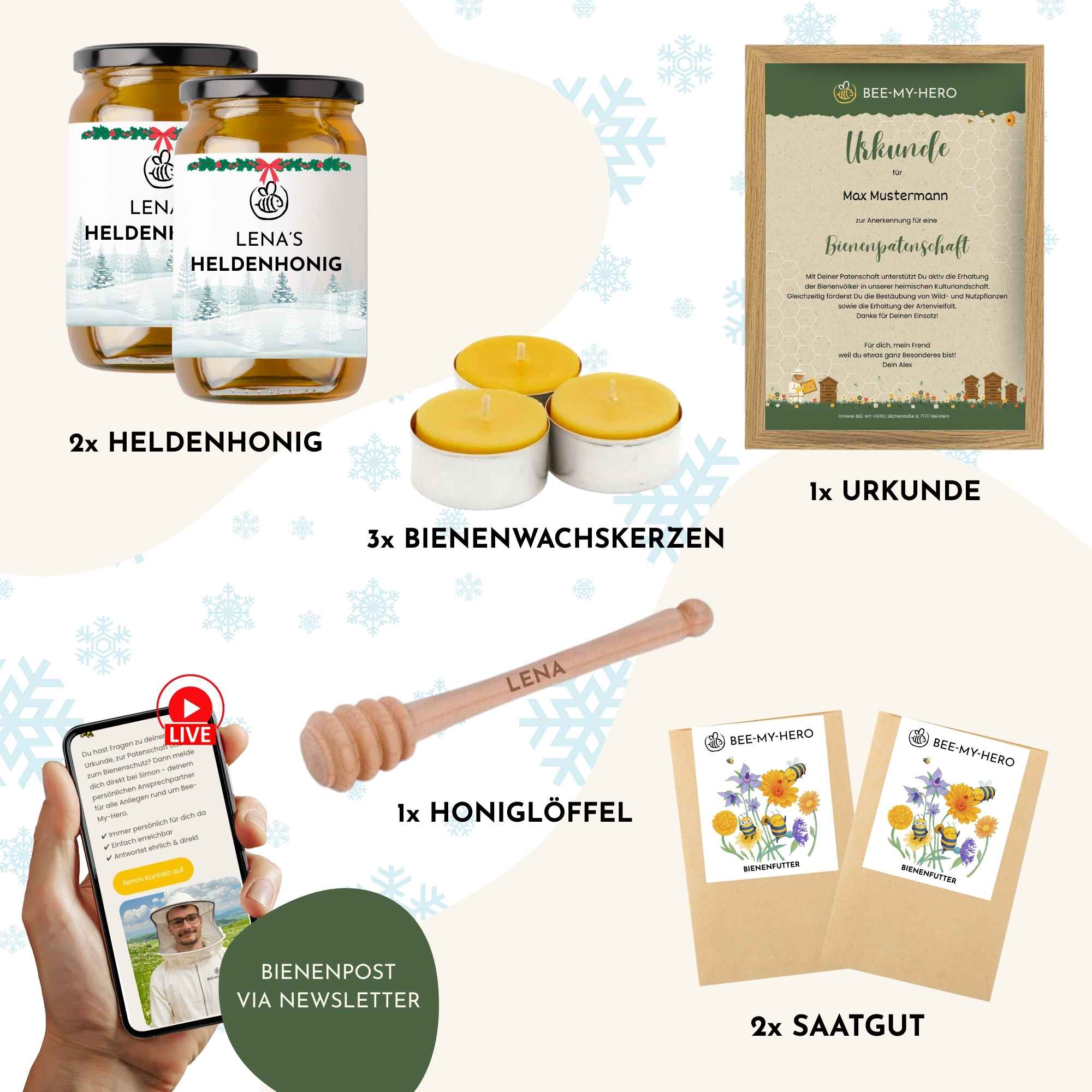 Weihnachtspaket BEE-MY-HERO🎄🐝